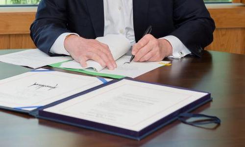 President Trump signing a bill